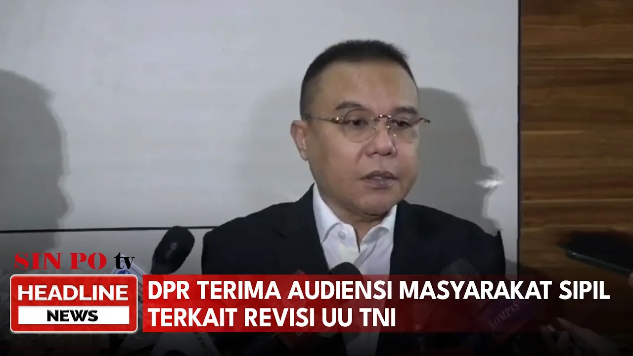 DPR Terima Audiensi Masyarakat Sipil Terkait Revisi UU TNI