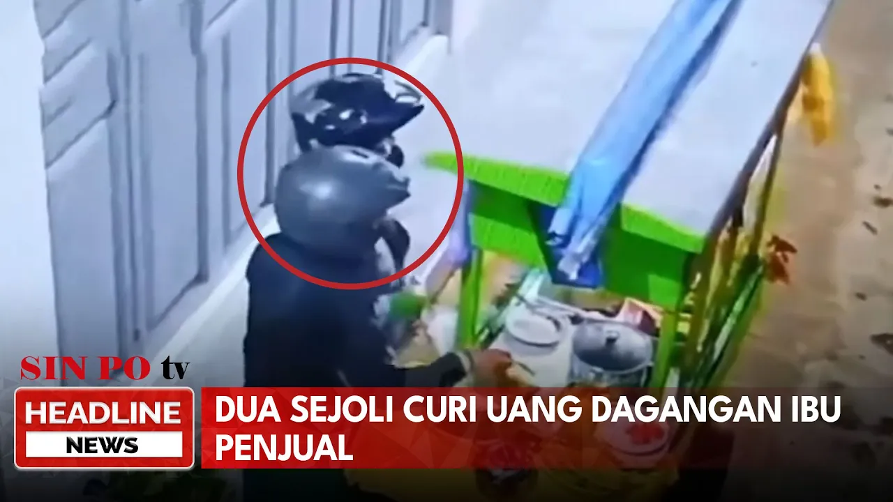 Dua Sejoli Curi Uang Dagangan Ibu Penjual