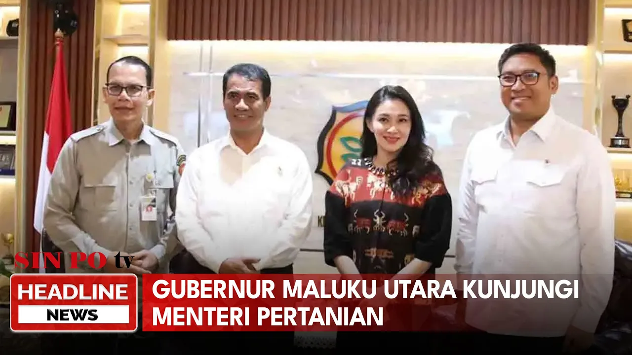 Gubernur Maluku Utara Kunjungi Menteri Pertanian