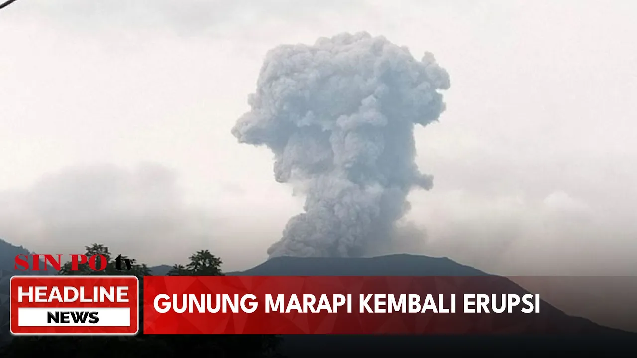 Gunung Marapi Kembali Erupsi