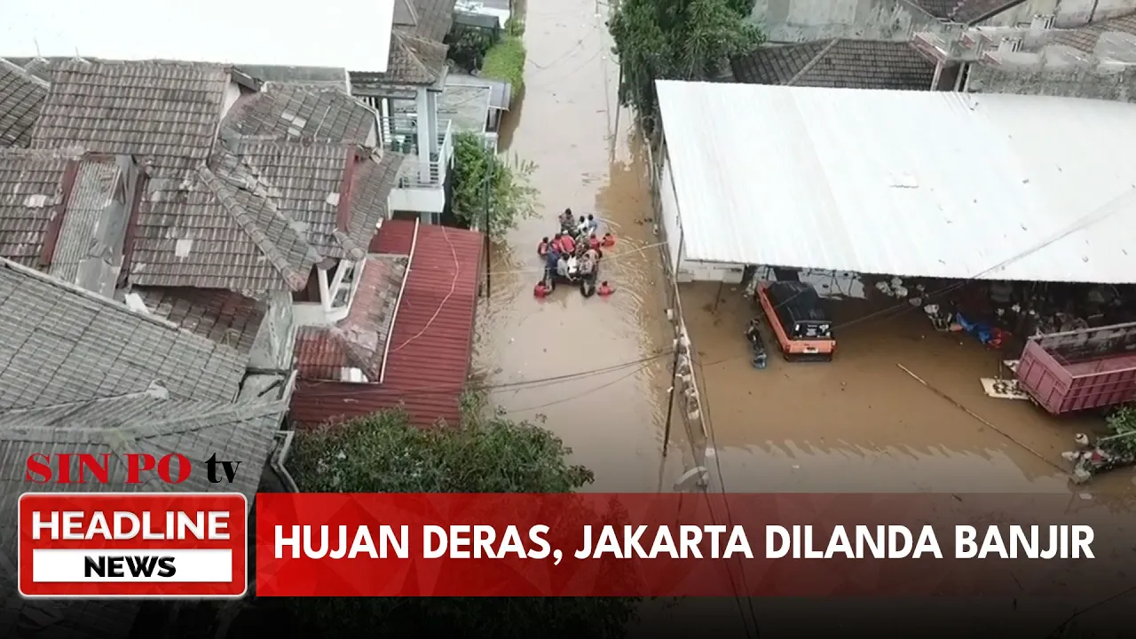 Hujan Deras, Jakarta Dilanda Banjir