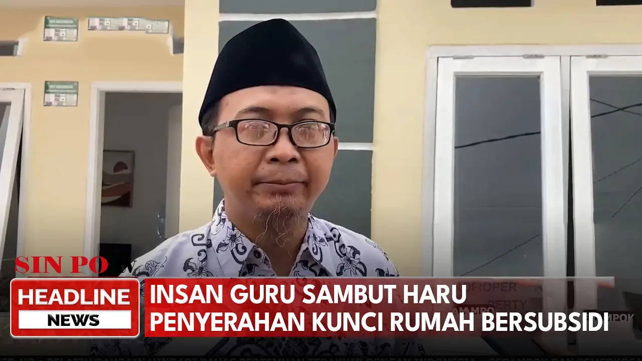 Insan Guru Sambut Haru Penyerahan Kunci Rumah Bersubsidi