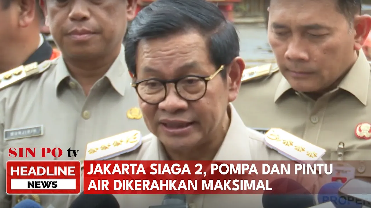 Jakarta Siaga 2, Pompa Dan Pintu Air Dikerahkan Maksimal