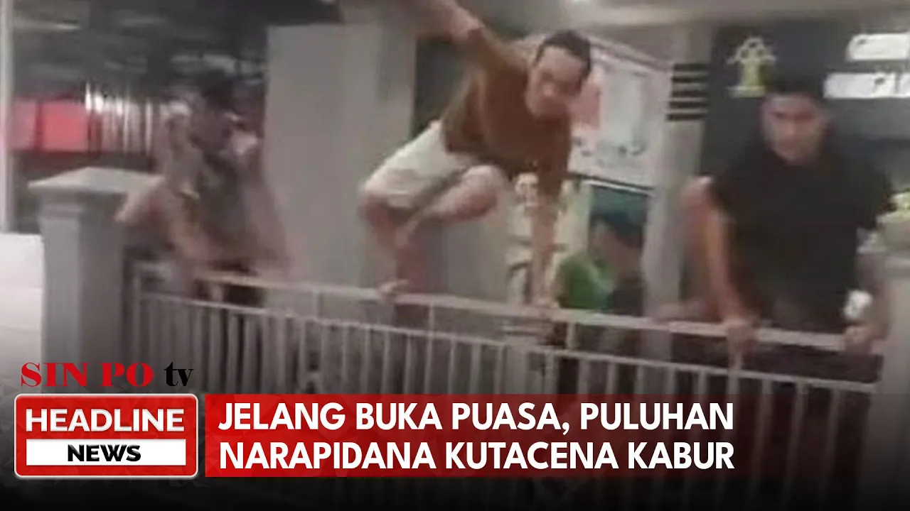 Jelang Buka Puasa, Puluhan Narapidana Kutacena Kabur