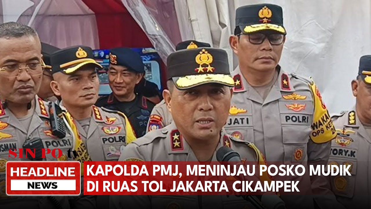 Kapolda PMJ Meninjau Posko Mudik Di Ruas Tol Jakarta-Cikampek
