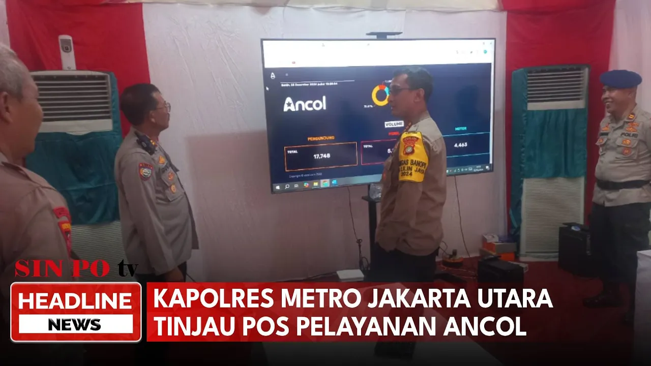 Kapolres Metro Jakarta Utara Tinjau Pos Pelayanan Ancol