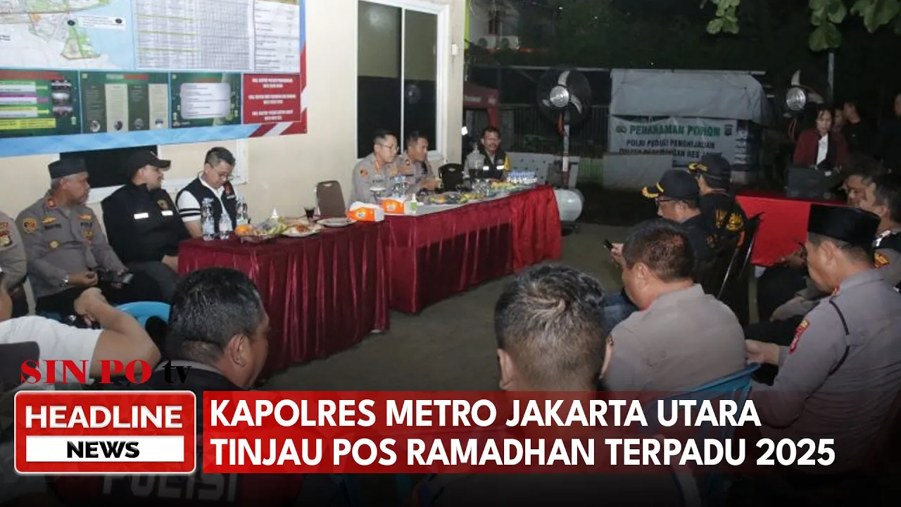 Kapolres Metro Jakarta Utara Tinjau Pos Ramadhan Terpadu 2025