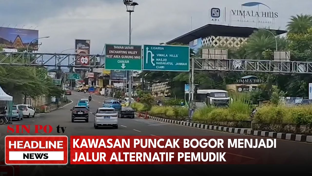 Kawasan Puncak Bogor Menjadi Jalur Alternatif Pemudik