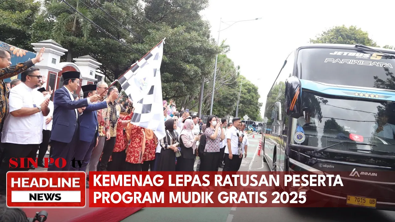 Kemenag Lepas Ratusan Peserta Program Mudik Gratis 2025