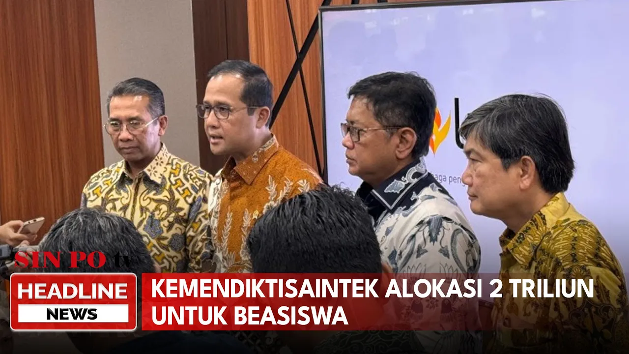Kemendiktisaintek Alokasi 2 Triliun Untuk Beasiswa