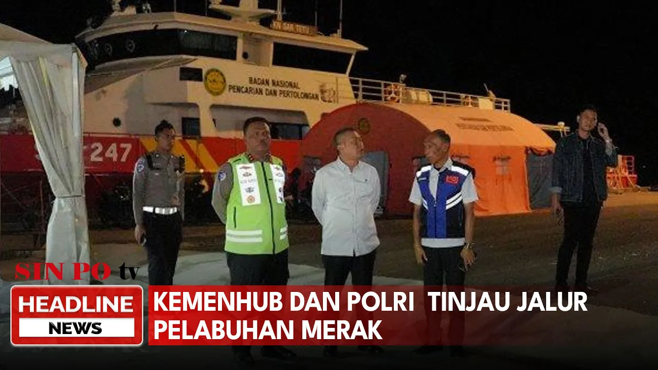 Kemenhub Dan Polri Tinjau Jalur Pelabuhan Merak