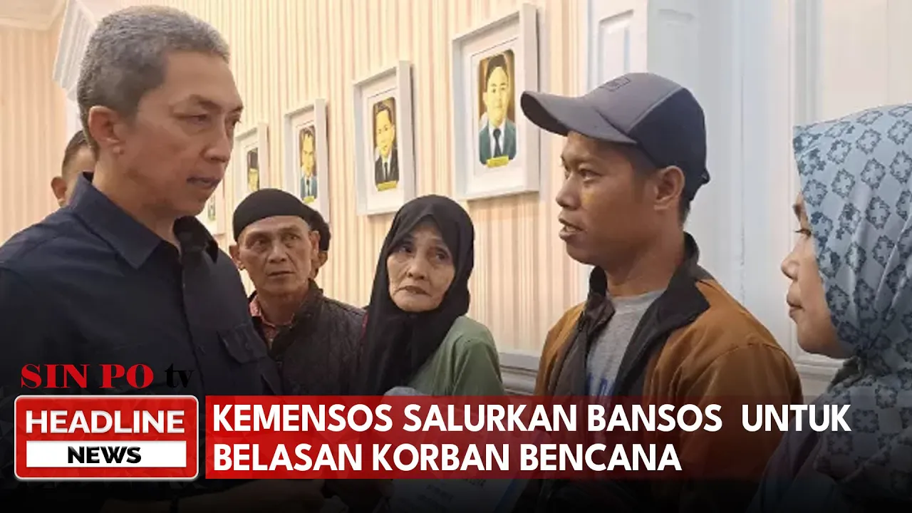 Kemensos Salurkan Bansos Untuk Belasan Korban Bencana