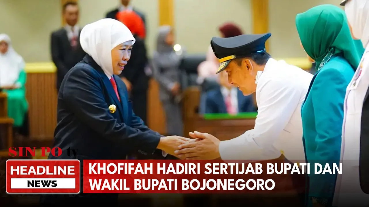 Khofifah Hadiri Sertijab Bupati dan Wakil Bupati Bojonegoro