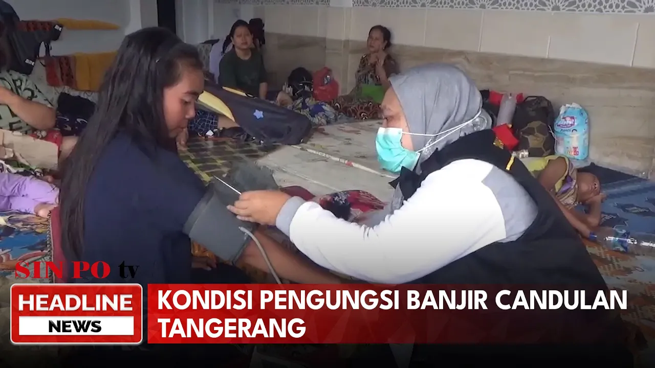 Kondisi Pengungsi Banjir Candulan Tangerang