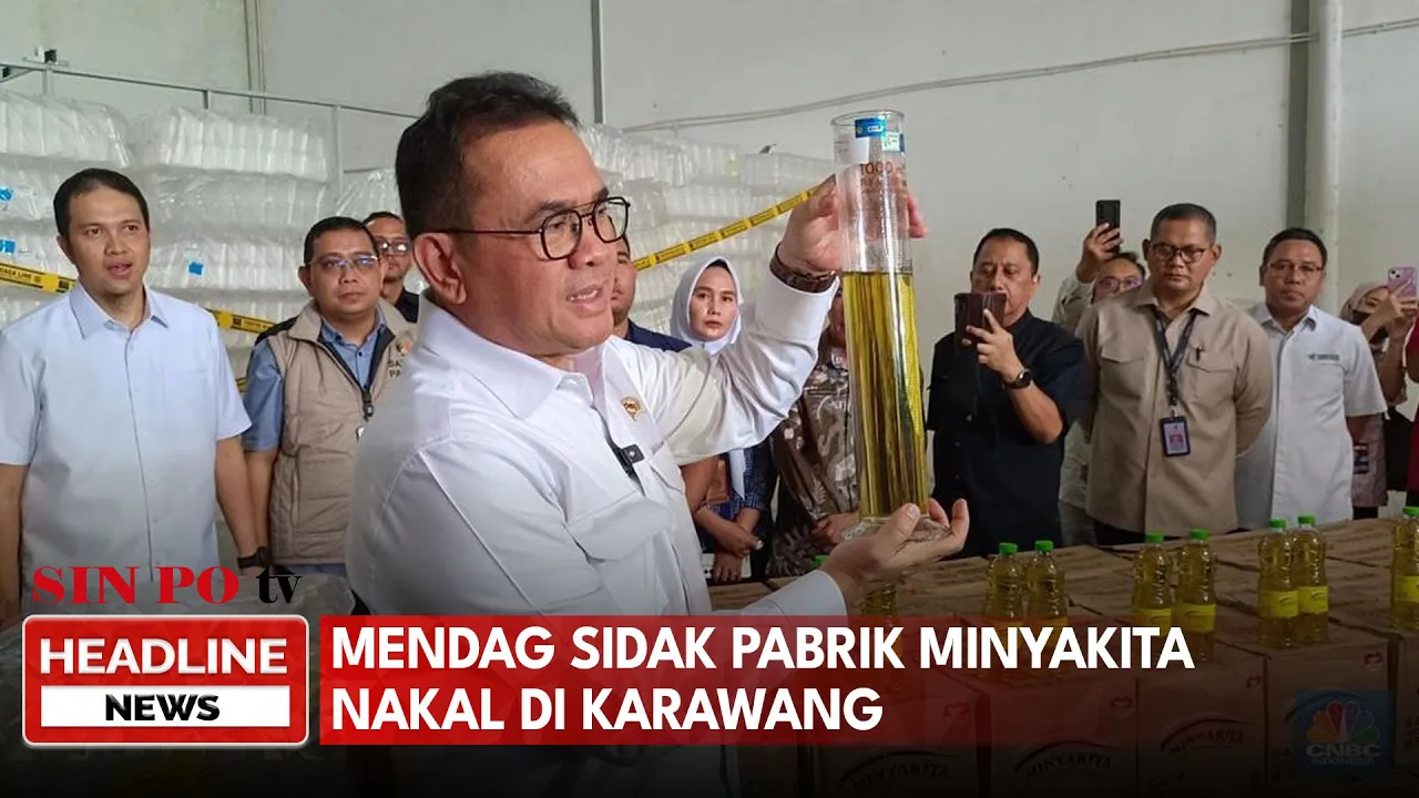 Mendag Sidak Pabrik Minyakita Nakal di Karawang