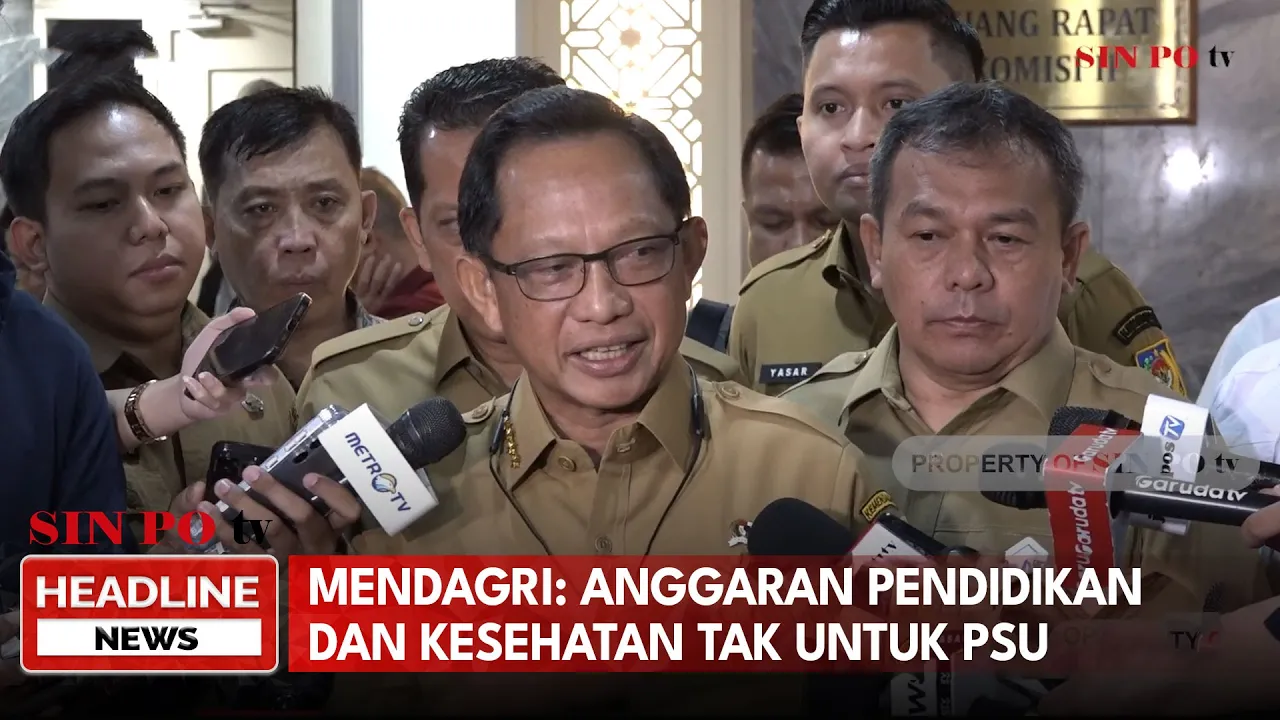 Mendagri Tegaskan Anggaran Pendidikan-Kesehatan Tak Digunakan PSU