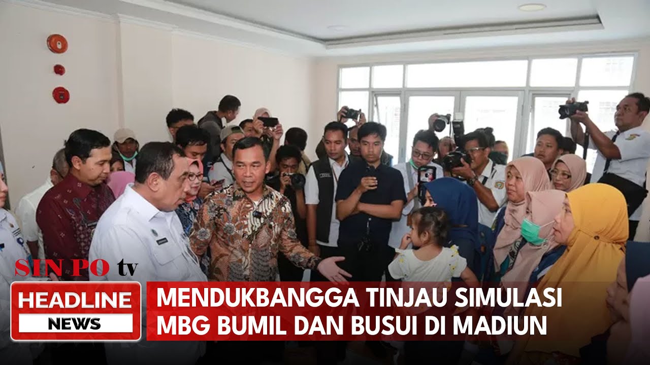 Mendukbangga Tinjau Simulasi MBG Bumil dan Busui di Madiun