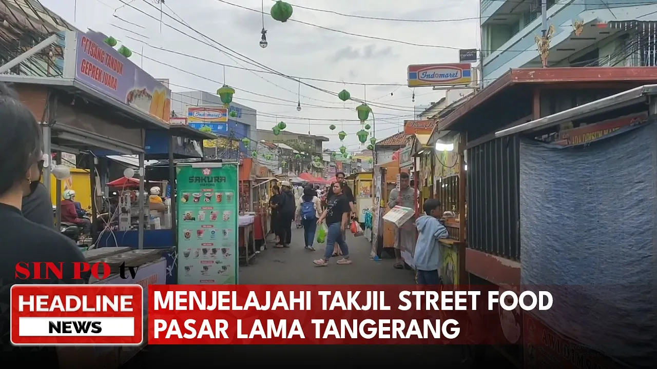 Menjelajahi Takjil Street Food Pasar Lama Tangerang