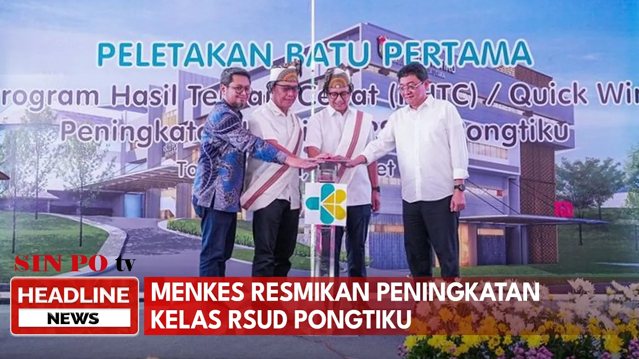 Menkes Resmikan Peningkatan Kelas RSUD Pongtiku