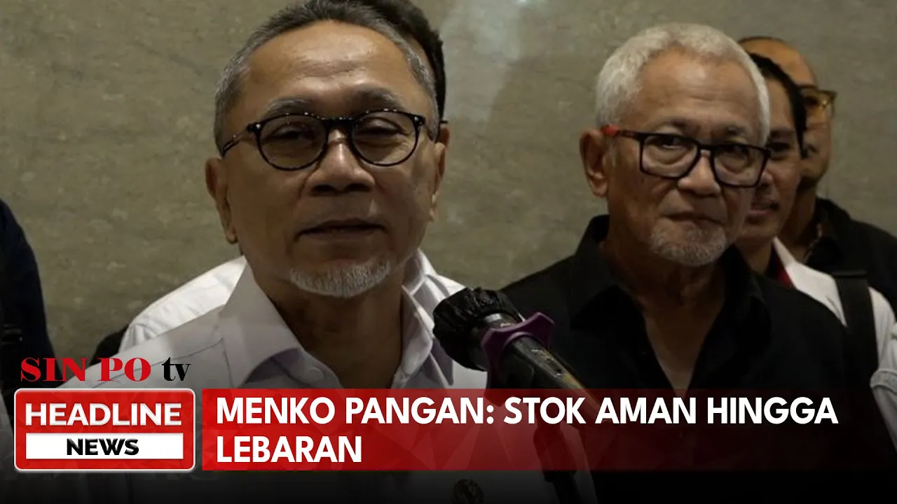 Menko Pangan: Stok Aman Hingga Lebaran