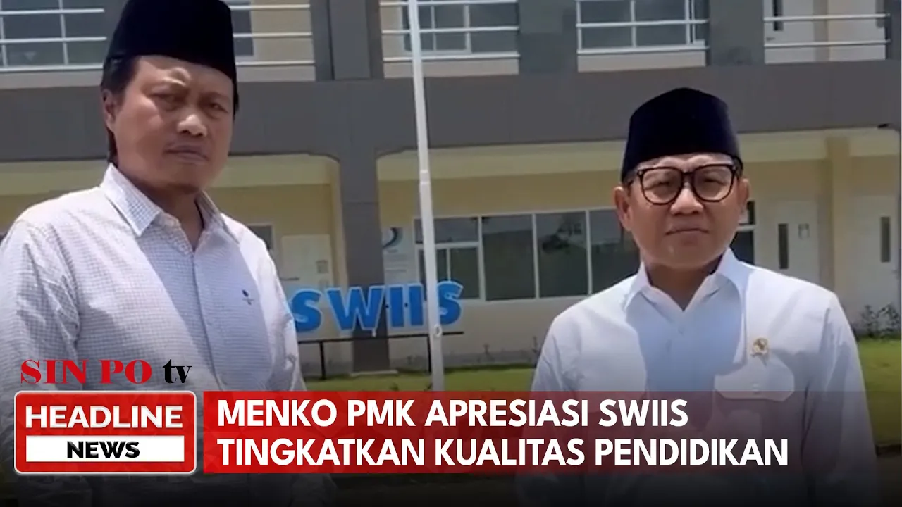 Menko PMK Apresiasi SWIIS Tingkatkan Kualitas Pendidikan Di Indonesia