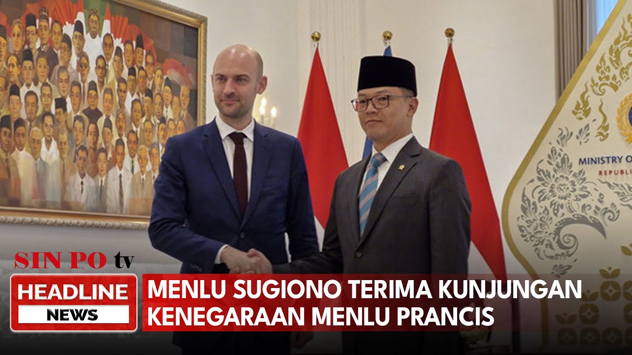 Menlu Sugiono Terima Kunjungan Kenegaraan Menlu Prancis
