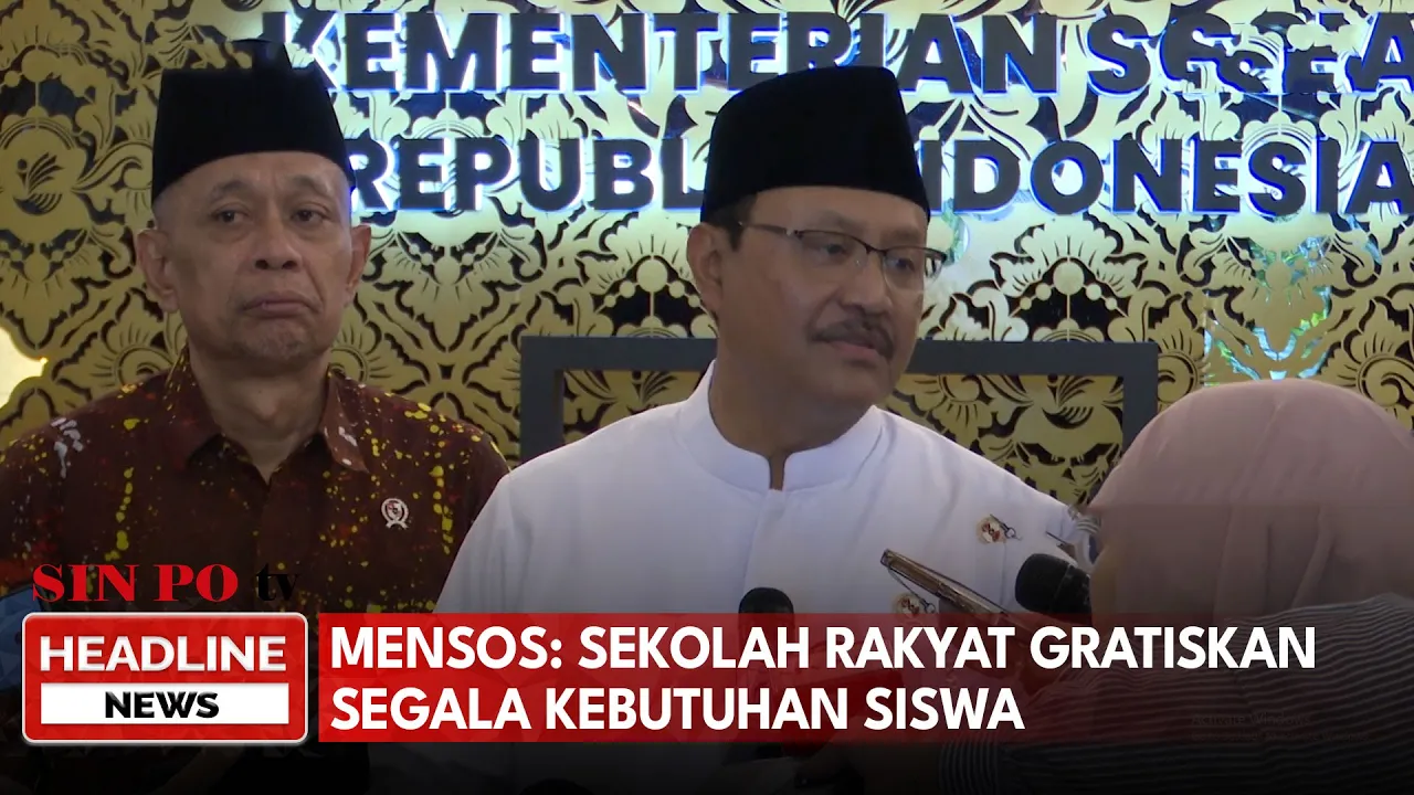 Mensos: Sekolah Rakyat Gratiskan Segala Kebutuhan Siswa