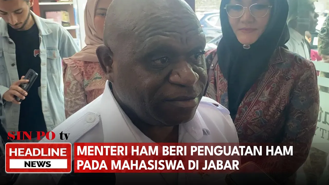 Menteri HAM Beri Penguatan HAM Pada Mahasiswa Di Jabar
