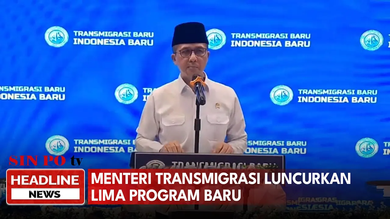 Menteri Transmigrasi Luncurkan Lima Program Baru