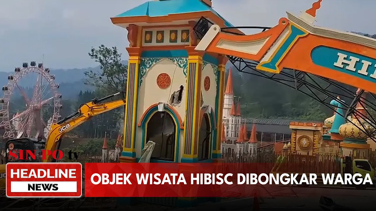 Objek Wisata Hibisg Dibongkar Warga