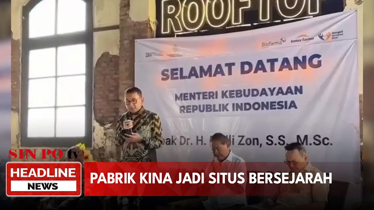 Pabrik Kina Jadi Situs Bersejarah