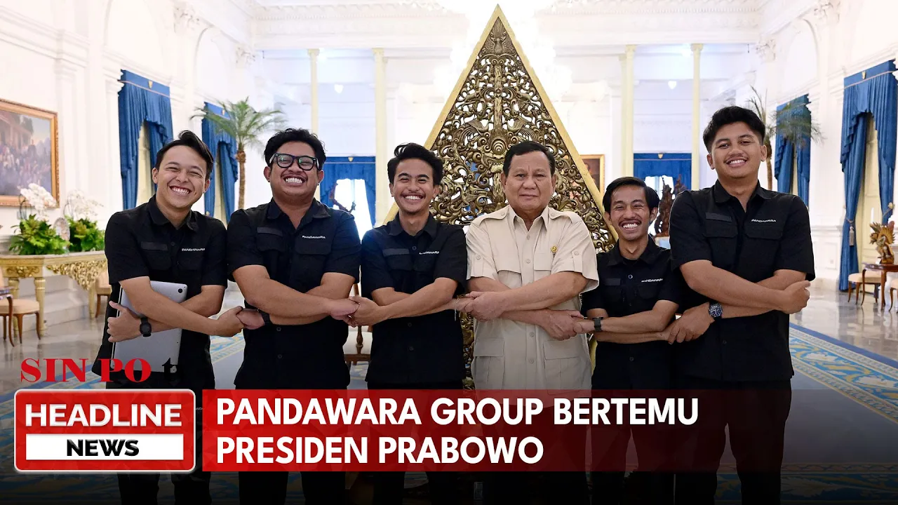 Pandawara Group Bertemu Presiden Prabowo