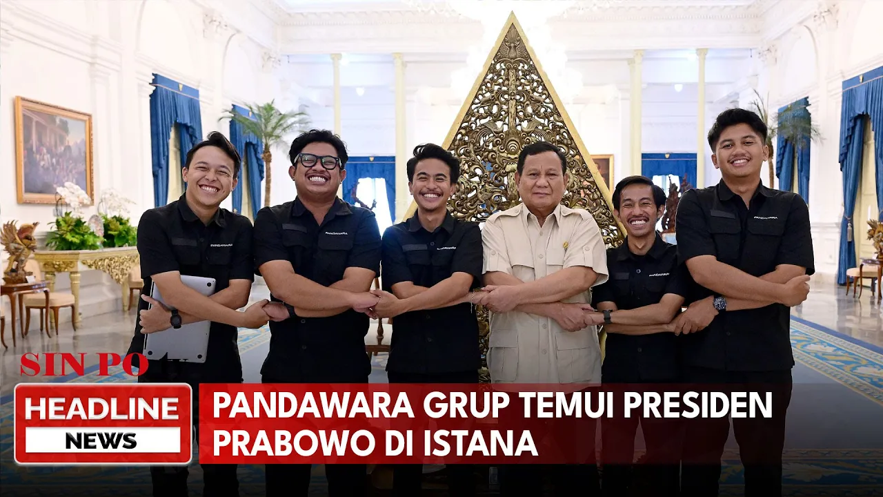 Pandawara Grup Temui Presiden Prabowo di Istana