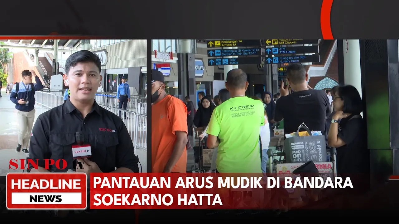 Pantauan Arus Mudik Di Bandara Soekarno-Hatta