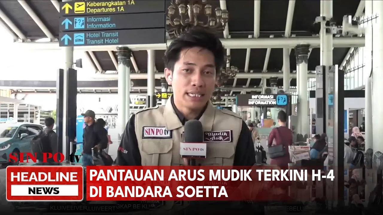 Pantauan Arus Mudik Terkini H-4 di Bandara Internasional Soekarno-Hatta