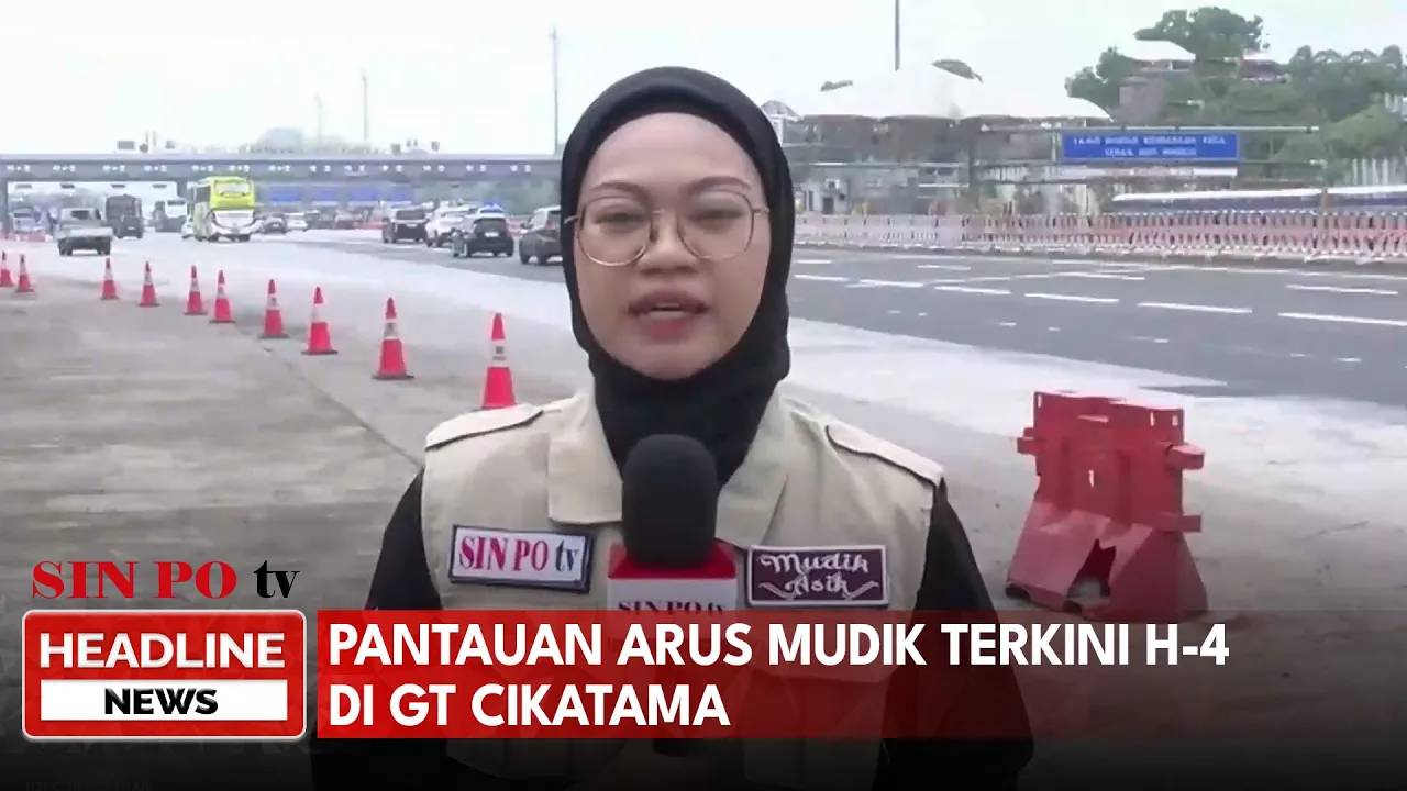Pantauan Arus Mudik Terkini H-4 di GT Cikatama