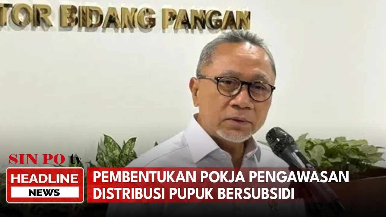 Pembentukan Pokja Pengawasan Distribusi Pupuk Bersubsidi