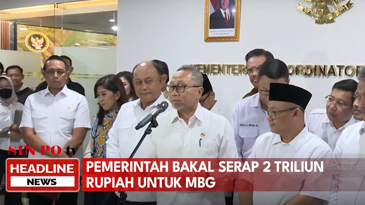 Pemerintah Bakal Serap 2 Triliun Rupiah untuk MBG