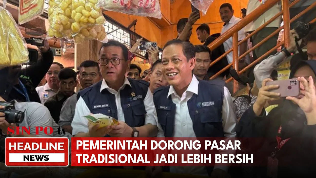 Pemerintah Dorong Pasar Tradisional Jadi Lebih Bersih