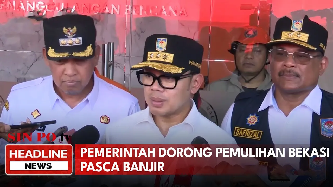 Pemerintah Dorong Pemulihan Bekasi Pasca Banjir