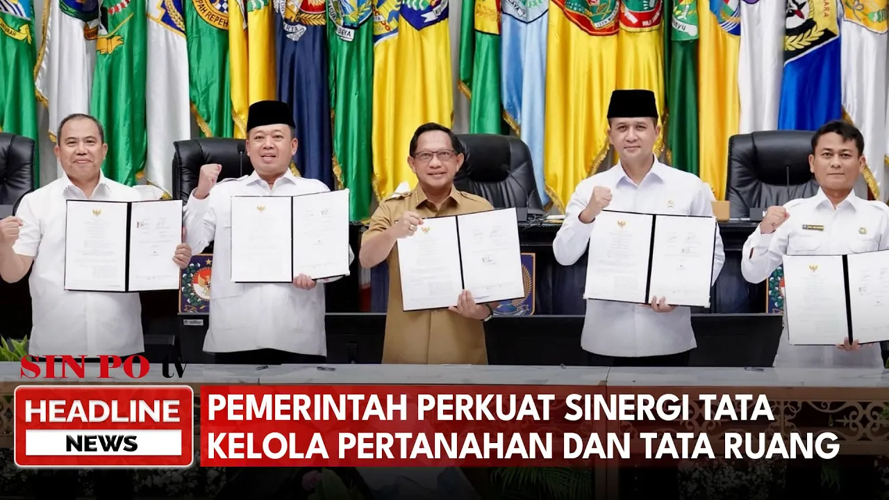 Pemerintah Perkuat Sinergi Tata Kelola Pertanahan Dan Tata Ruang