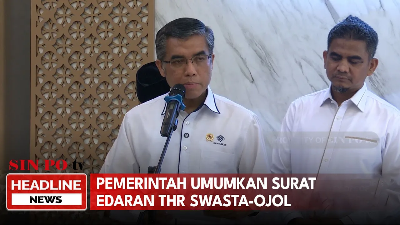 Pemerintah Umumkan Surat Edaran THR Swasta-Ojol