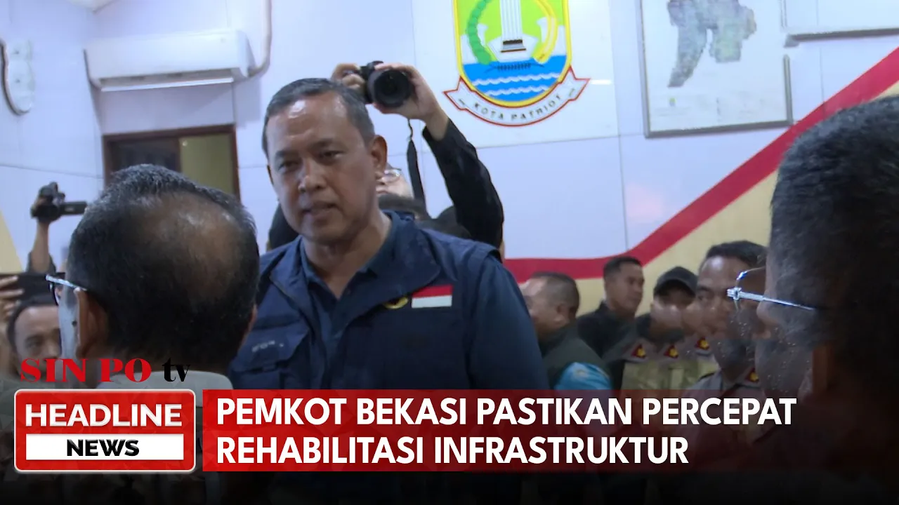 Pemkot Bekasi Pastikan Percepat Rehabilitasi Infrastruktur Dampak Banjir