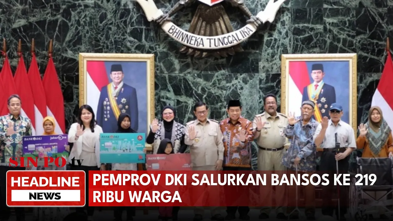 Pemprov DKI Salurkan Bansos Kepada 219 Ribu Warga
