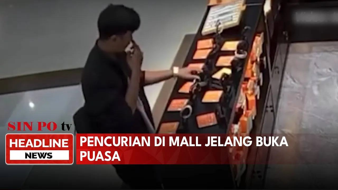 Pencurian Di Mall Jelang Buka Puasa