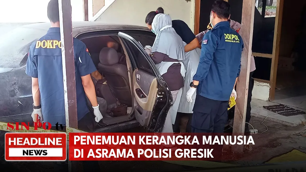 Penemuan Kerangka Manusia di Asrama Polisi Gresik