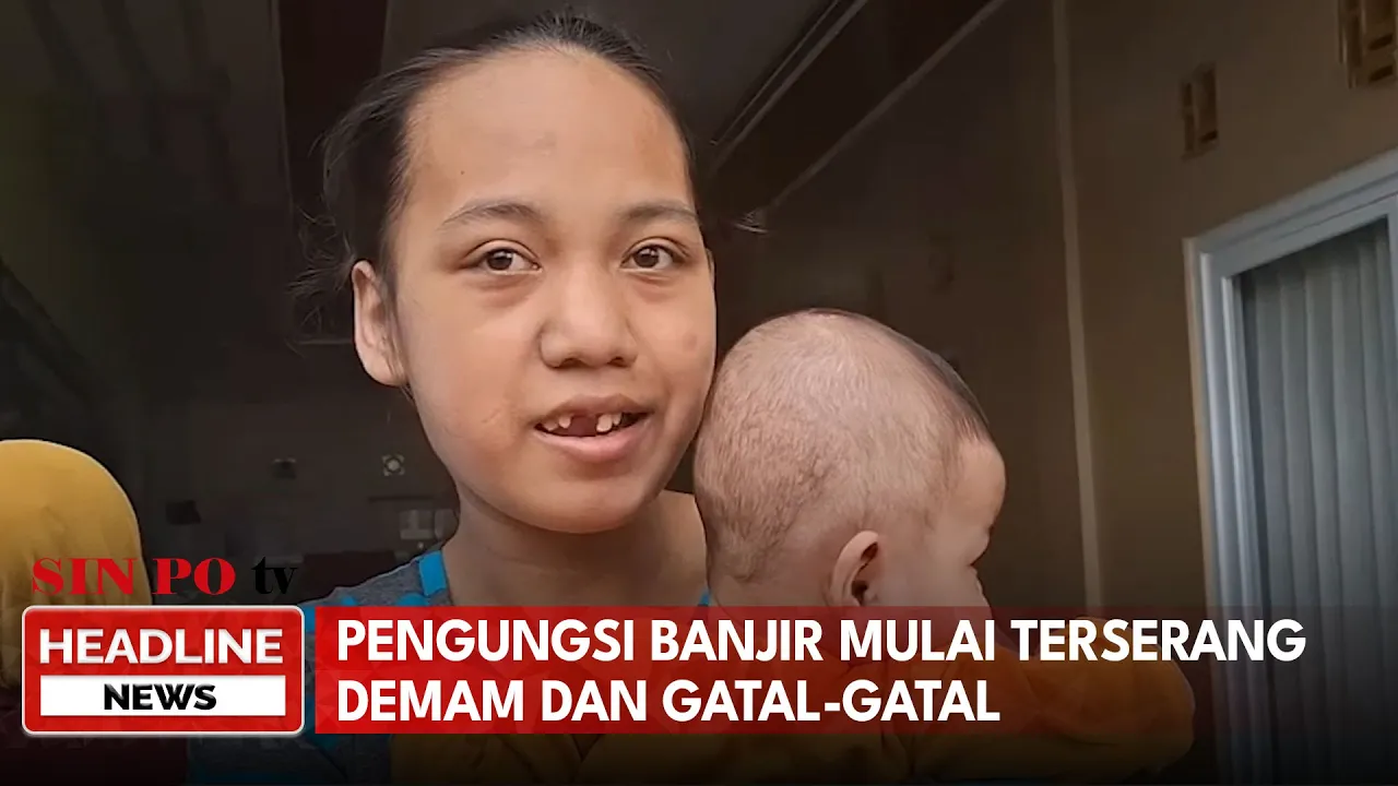 Pengungsi Banjir Mulai Terserang Demam Dan Gatal-Gatal