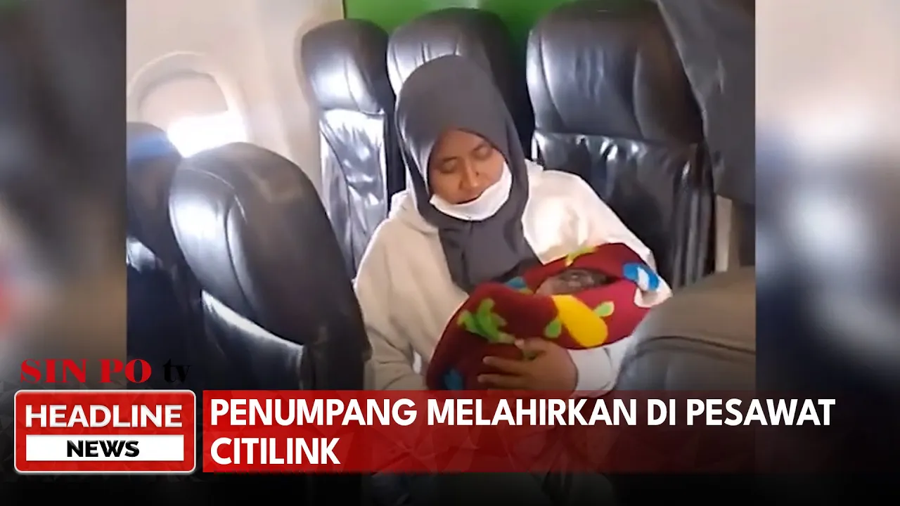 Penumpang Melahirkan di Pesawat Citilink