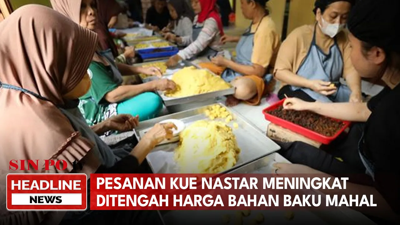 Pesanan Kue Nastar Meningkat Ditengah Harga Bahan Baku Mahal