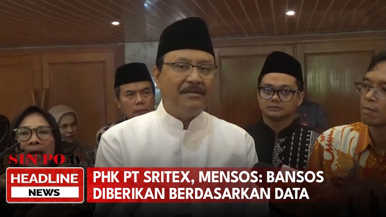 PHK PT Sritex, Mensos: Bansos Diberikan Berdasarkan Data